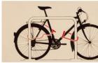 Praktiska un lēta DIY velosipēdu novietne